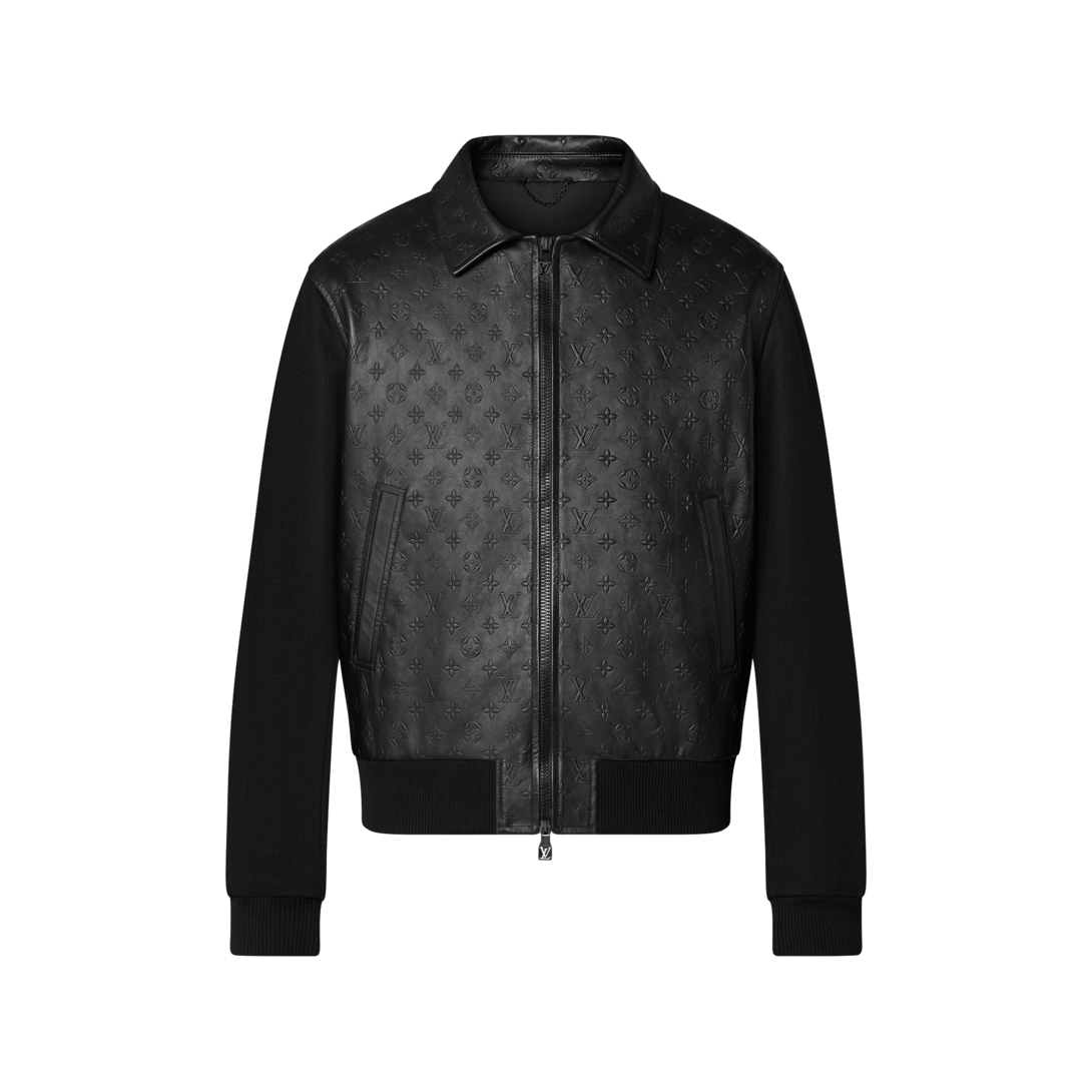 Louis Vuitton レザージャケット Debossed Monogram Mix Leather Blouson - New - For Men | LOUIS